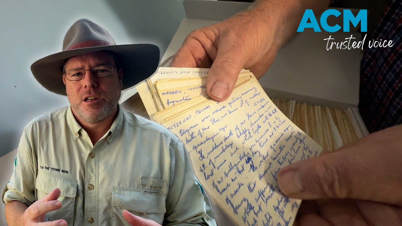 Tim The Yowie Man explores Hall Heritage Centre's Gillespie collection