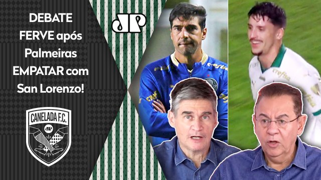 ISSO NÃO EXISTE! Eu fico INCONFORMADO! O Palmeiras... OLHA esse DEBATE após EMPATE com San Lorenzo