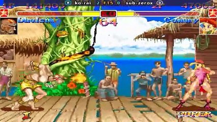Hyper Street Fighter II_ The Anniversary Edition - ko-rai vs sub-zerox