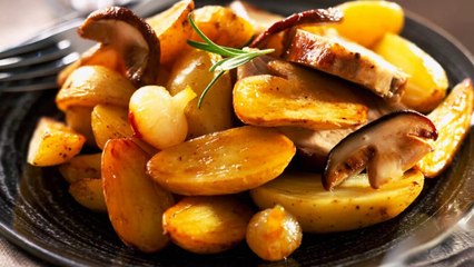 Pommes de terre aux cèpes