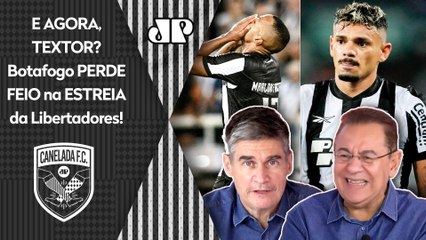 "O Botafogo é UMA COISA HILÁRIA! TOMOU UMA PORRADA hoje, e o Textor..." 3x1 do Junior Barranquilla!