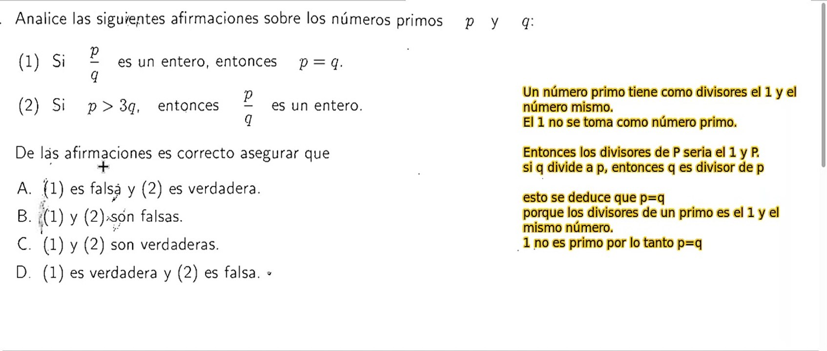 numeros primos examen de admision