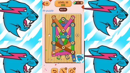 Wood nuts and bolts puzzle level 35