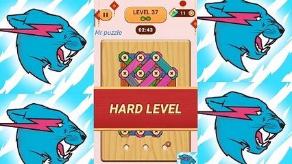 Wood nuts and bolts puzzle level 37