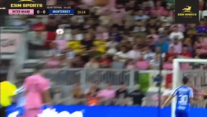 Inter Miami vs Monterrey 1-2 Full Match Highlights Concacaf Champions cup 2024