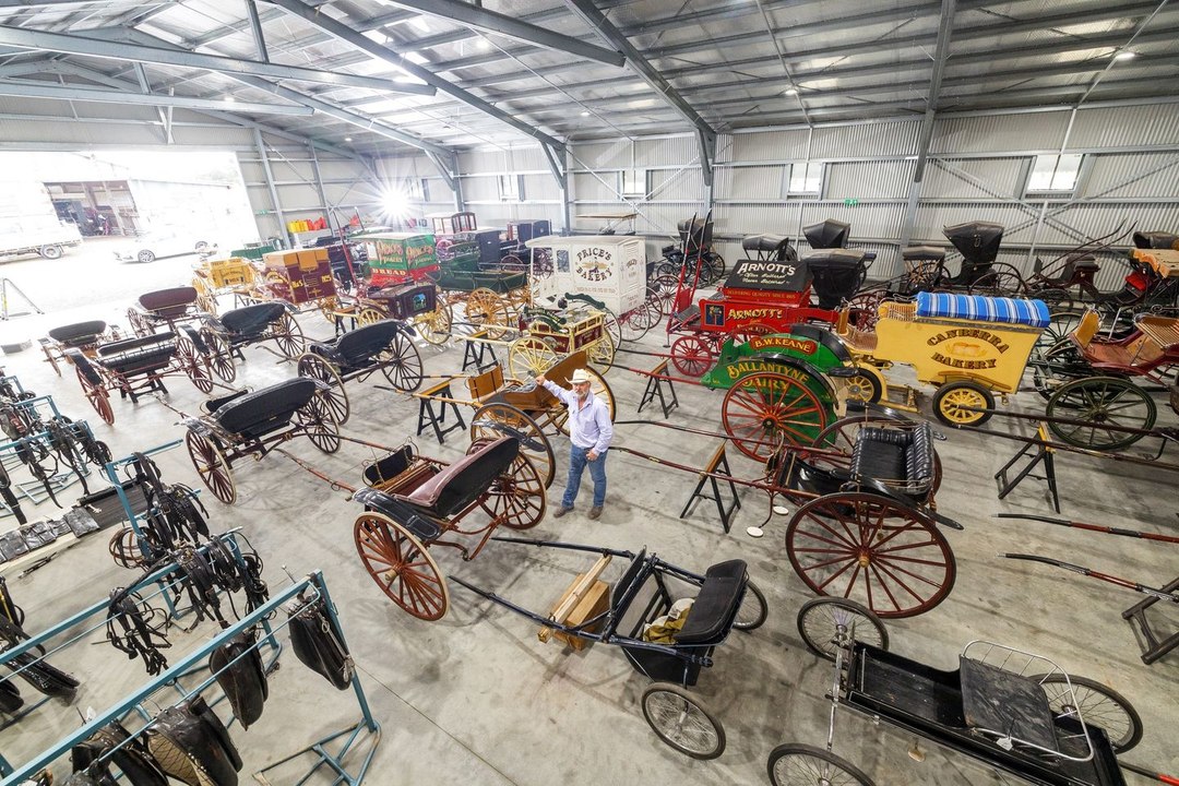 Incredible collection of historic horse-drawn vehicles