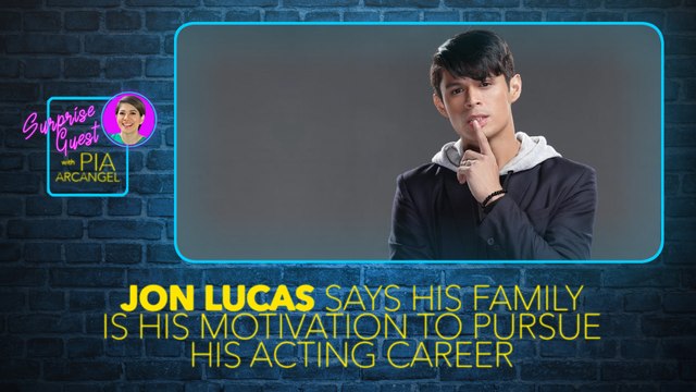 Jon Lucas, inilahad ang motivation para ituloy ang acting career | Surprise Guest with Pia Arcangel