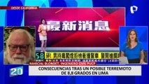 Marcial Blondet sobre eventual terremoto en Lima: “El principal problema son las construcciones sin criterio técnico”