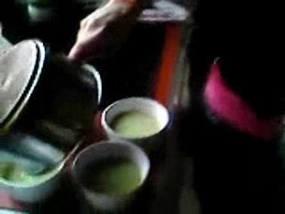 Flan au basilic et saumon fumé à chaud