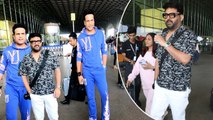Comedians and Actors Kapil Sharma, Krushna Abhishek spotted together at Mumbai Airport, Viral Video
