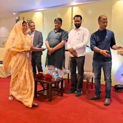 मंत्री संजय शर्मा ने 20 सरपंचों को किया सम्मानित, देखें वीडियो