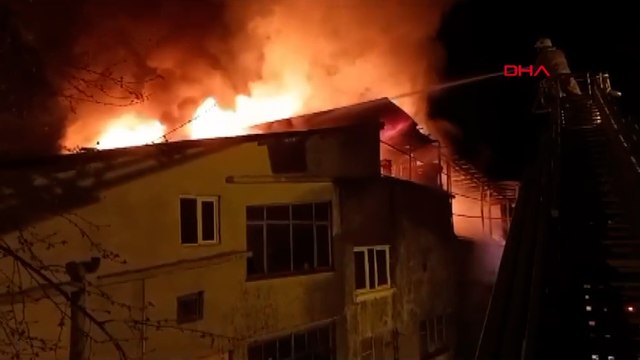 Bartın'da sanayi sitesinde 2 iş yeri yandı