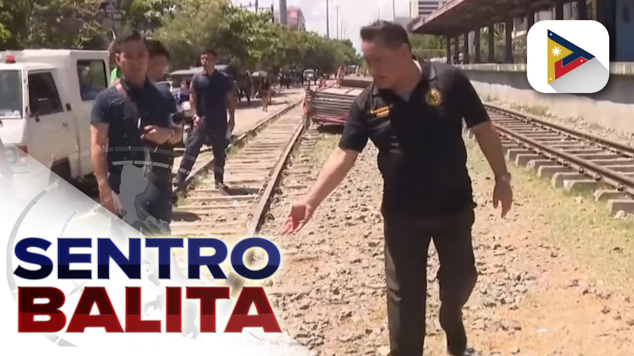 Pamunuan ng PNR, nag-inspeksiyon sa pag-aayos ng riles sa Alabang;