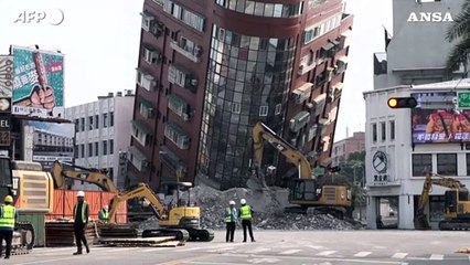Taiwan, oltre mille feriti e decine di dispersi per il sisma