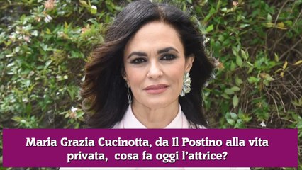 Tải video: Maria Grazia Cucinotta, da Il Postino alla vita privata,  cosa fa oggi l’attrice