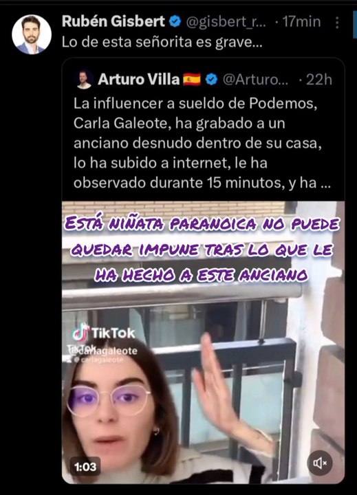 Carla Galeote te mira cuando te haces un paj0te