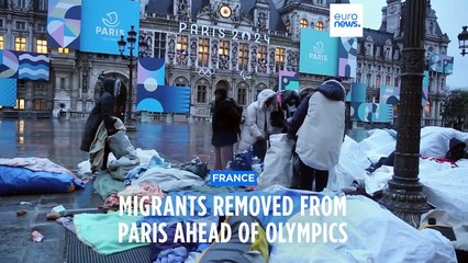 Migrants relocated from Paris ahead of Olympic Games