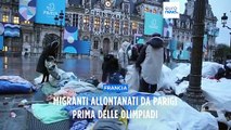 La polizia sgombera decine di migranti senzatetto da Parigi, ong: 