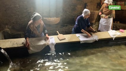 Sugny: restauration d'un lavoir du XIXe siècle