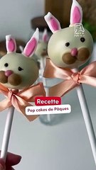 FEMME ACTUELLE - Recette de pop cakes de Pâques en forme de lapin