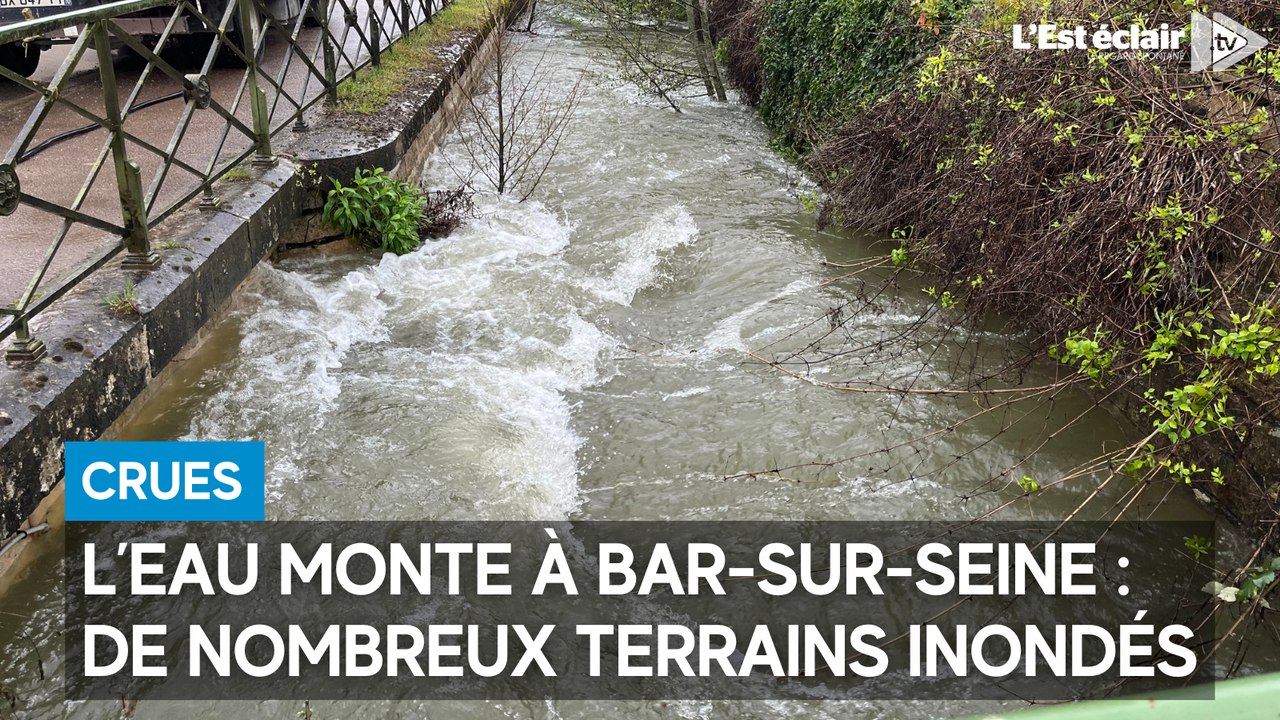 L’eau monte à Bar-sur-Seine : plusieurs rues inondées dans la matinée de ce jeudi 04 avril
