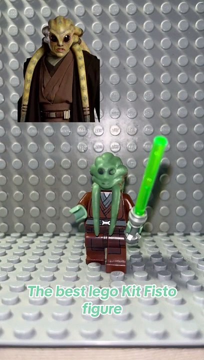 Tuto le general Kit Fisto Lego !!! Hiw to make the best Kit Fisto figure in lego !!!!