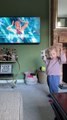 Watch adorable Manchester tot perfectly mimic Gladiators poses in front of TV