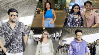 Kapil Sharma, Manisha Rani, Krushna Abhishek और Neil व Aishwarya Sharma एअरपोर्ट पर आई नजर