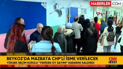 YSK, Beykoz'da yeniden sayım kararını geri çekti! Mazbata CHP'li Alaattin Köseler'e verilecek
