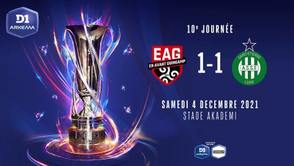 J10  EA Guingamp - AS Saint-Etienne (1-1)