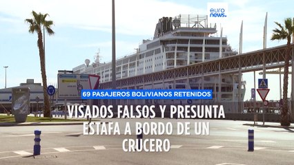 Los 69 pasajeros bolivianos serán trasladados a otro crucero para su deportación