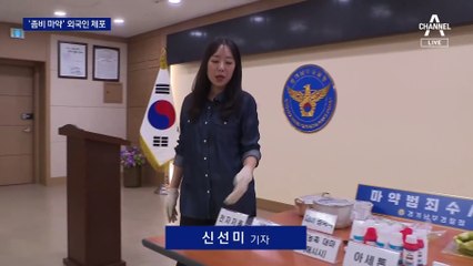 신종 ‘좀비 마약’ 투약 외국인 검거