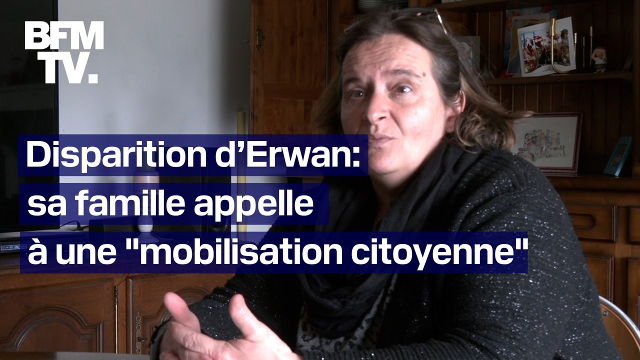 La famille d'Erwan, porté disparu depuis bientôt deux mois, appelle à une "mobilisation citoyenne"