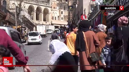 Mardin'de bayram yoğunluğu yüzde yüze ulaştı