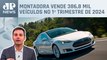 Tesla tem 1ª queda nas vendas de carros elétricos desde 2020; Bruno Meyer comenta