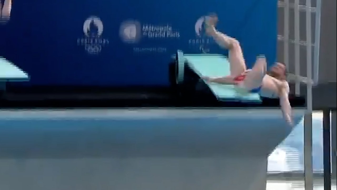 JO Paris 2024 : la terrible chute de plongeur Alexis Jandard à l’inauguration du centre aquatique olympique