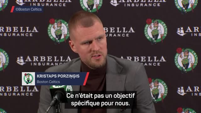 Celtics - Porzingis sur les 60 victoires : C'est une réussite