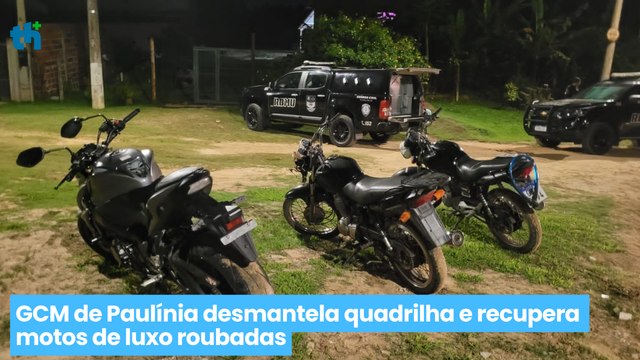 GCM de Paulínia desmantela quadrilha e recupera motos de luxo roubadas