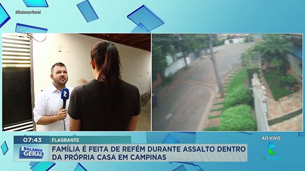 Idosa é amarrada junto ao filho e pedreiro que fazia obra durante assalto no interior