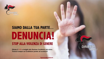 Napoli, documenta con foto i brutali pestaggi del compagno e le consegna ai carabinieri (04.04.24)