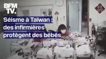 Séisme à Taïwan: des infirmières protègent des nouveau-nés