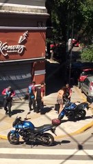 Invitó a la policía de CABA a pelear