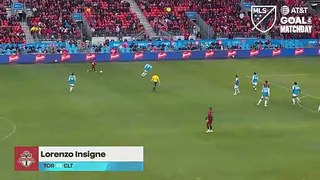 Best Goal of the Match - Lorenzo Insigne - Toronto FC Vs Charlotte FC