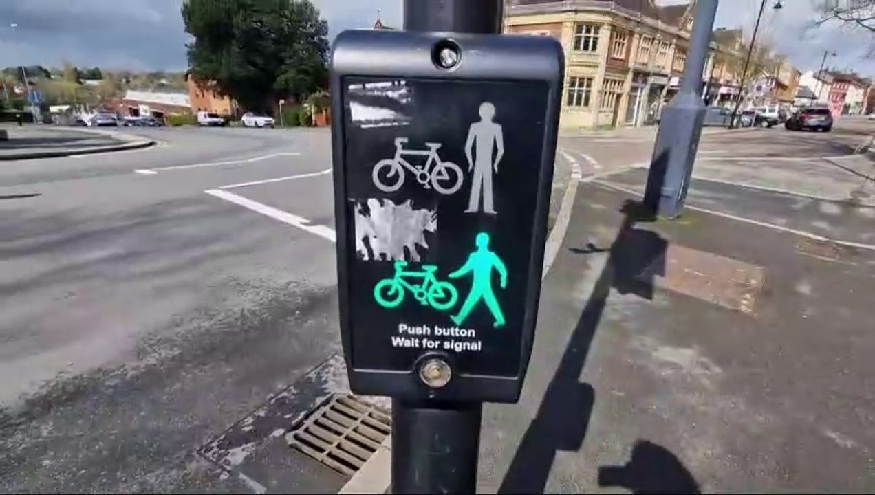 Pedestrian crossing kettering