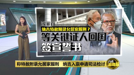 称特赦附录允居家服刑   纳吉入禀申请司法检讨