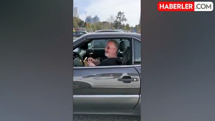 Trafikte görüntülenen Cem Yılmaz "Arabanız güzelmiş ne iş yapıyorsunuz" sorusuna sessiz kalamadı