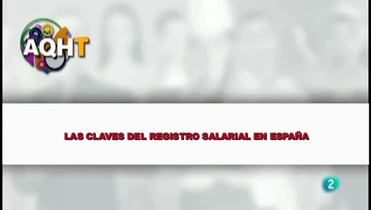 LAS CLAVES DEL REGISTRO SALARIAL EN ESPAÑA