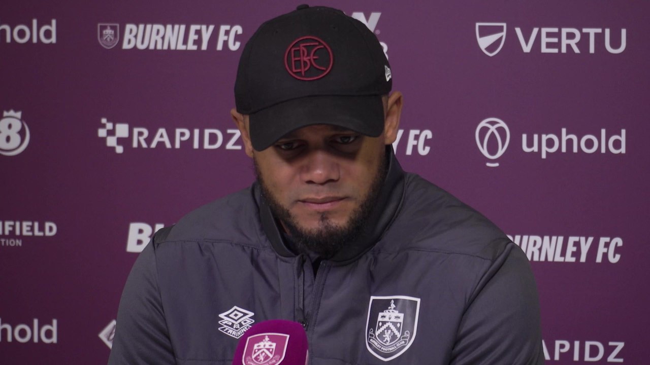 Burnley's Kompany on their relegation 6 pointer against Everton (Full Presser)