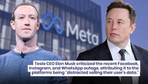 Elon Musk Mocks Meta After Facebook, Instagram, Whatsapp Outage: 'Distracted Selling Their User's Data'
