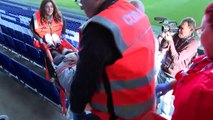El estadio del Espanyol acoge un simulacro sobre cómo actuar en situaciones de crisis